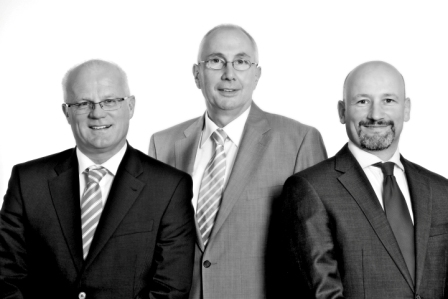 Der Vorstand der it-motive AG Deelmann, Heming und Klose