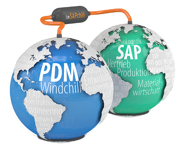 itmSAPchill ist die Schnittstelle zwischen PDM Windchill und SAP Icon: Schnittstelle zwischen SAP und Windchill - itmSAPchill